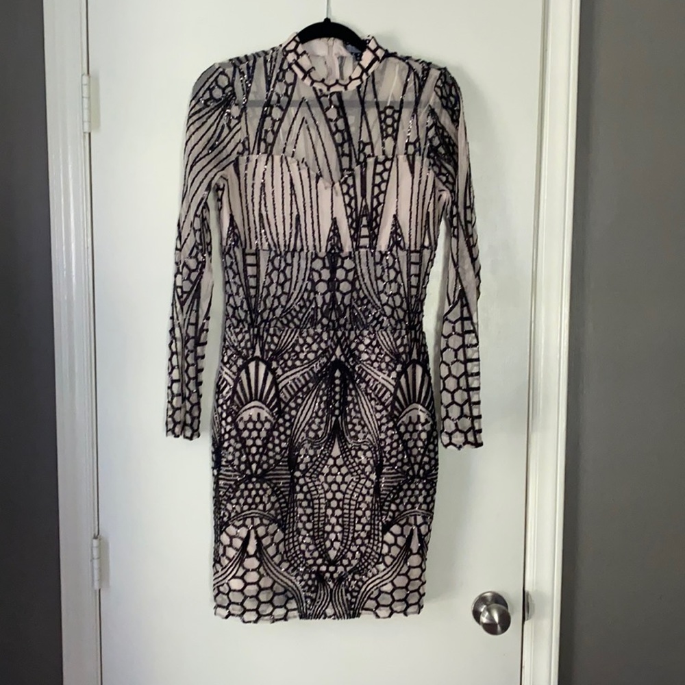 Sequin formal bodycom dress